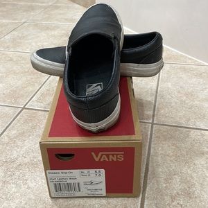 Vans perf leather slip-on shoes